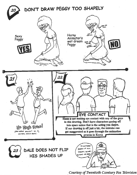 Illustrator rules for King of the Hill