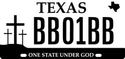 OneStateUnderGod_Texaslicenseplate_250