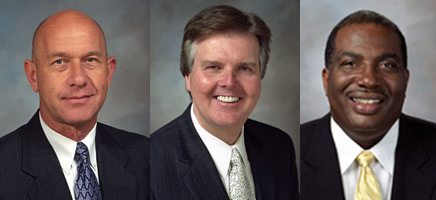 John Whitmire, Dan Patrick and Royce West