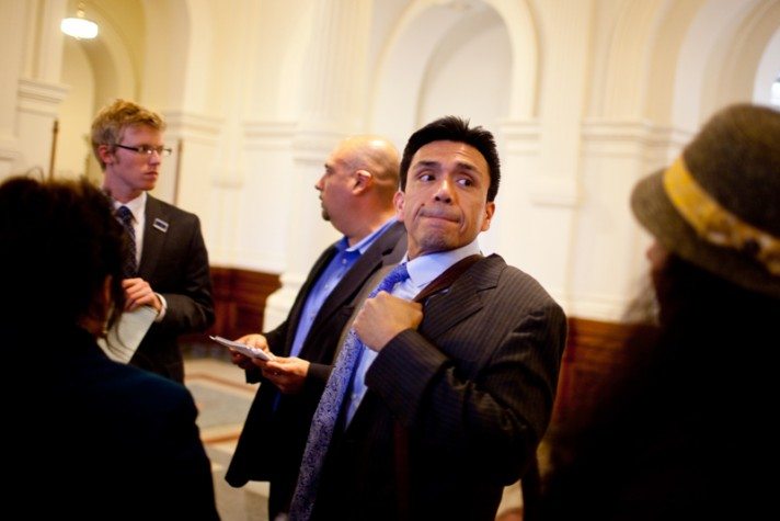 Tony Diaz and other 'Librotraficante' supporters