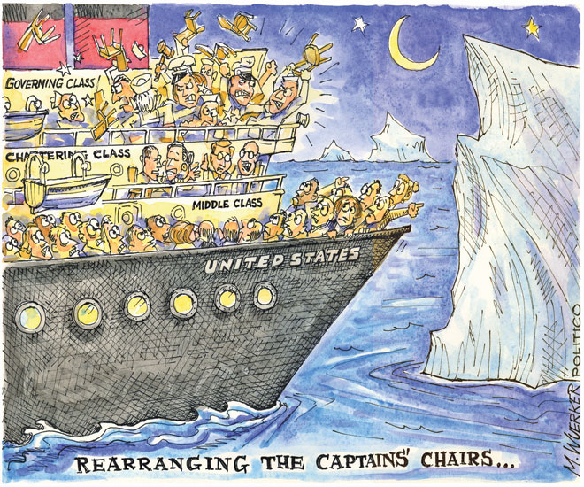 Rearranging the captains' chairs