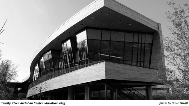 Trinity River Audubon Center education wing.