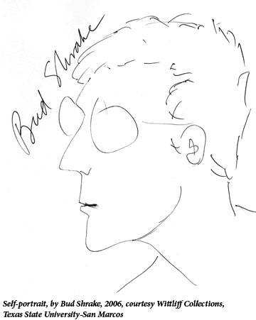 Bud Shrake self-portrait