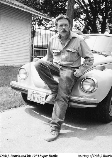 Dick J. Reavis and his 1974 Super Beetle