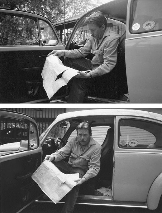 Dick J. Reavis and his 1974 Super Beetle