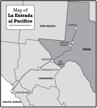 Map of La Entrada