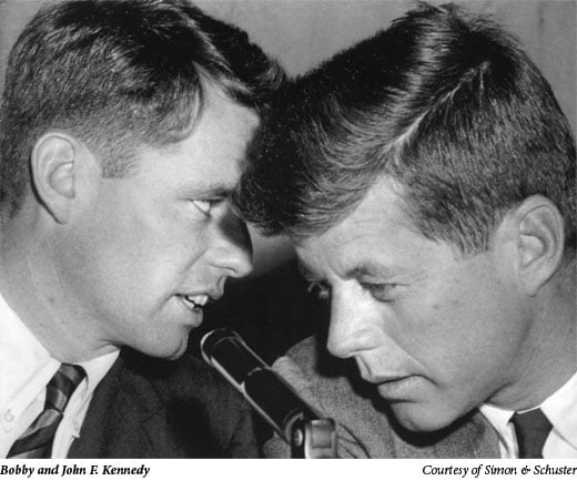 Bobby and John F. Kennedy