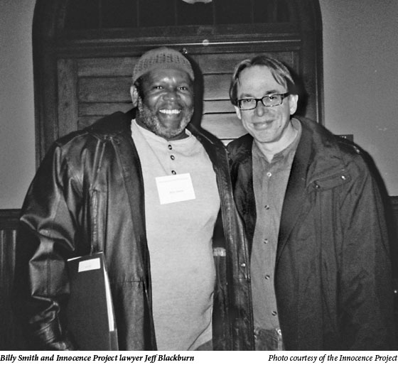 Billy Smith and Innocence Project lawyer Jeff Blackburn