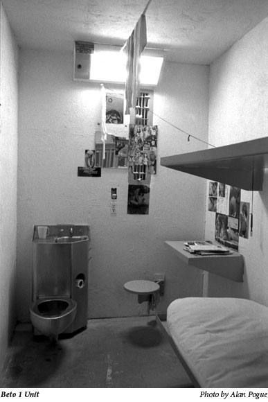 A prison cell - Beto 1 unit