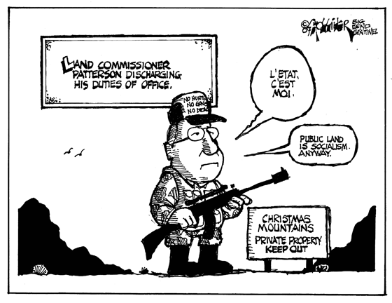 Christmas Mountains Cartoon