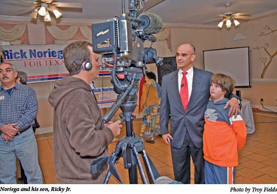 Noriega and son, Ricky Jr.