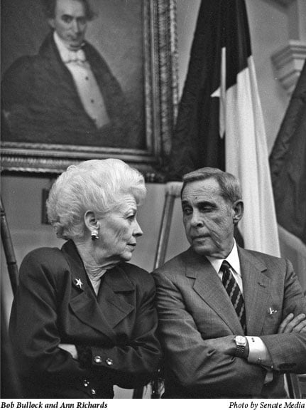 Bob Bullock and Ann Richards