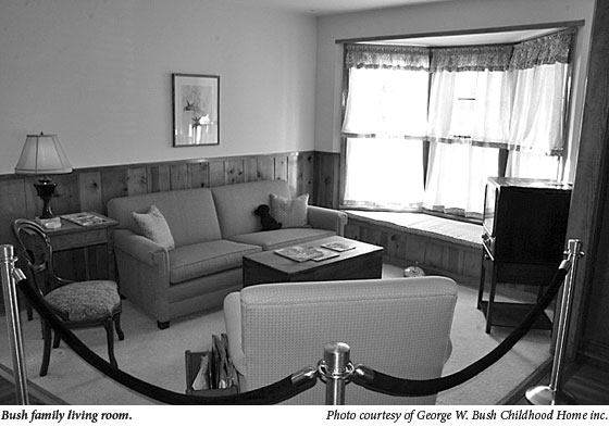 Bush family living room