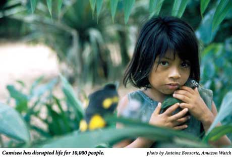 Camisea has disrupted life for 10,000 people photo by Antoine Bonsorte, Amazon Watch