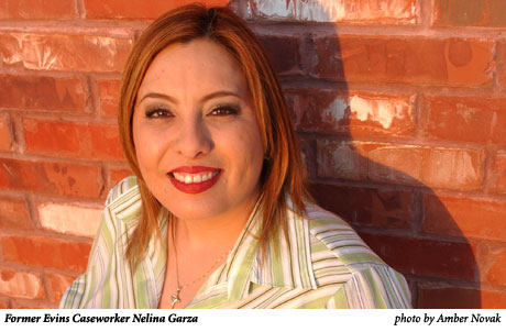 Former Evins caseworker Nelina Garza, photo by Amber Novak