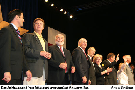 Dan Patrick turned some heads at the convention, photo byTim Eaton