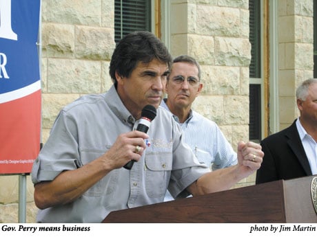 Perry means business by Jim Martin