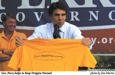 Perry helps to keep drippin normal by Jim Martin