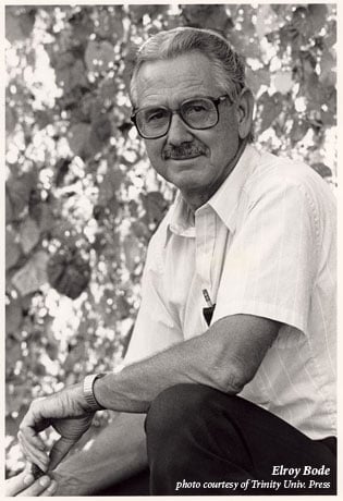 Elroy Bode, photo courtesy of Trinity University Press