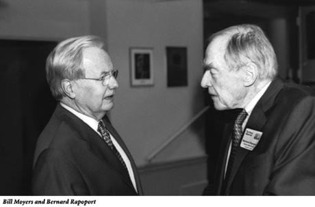 Bill Moyers and Bernard Rapoport