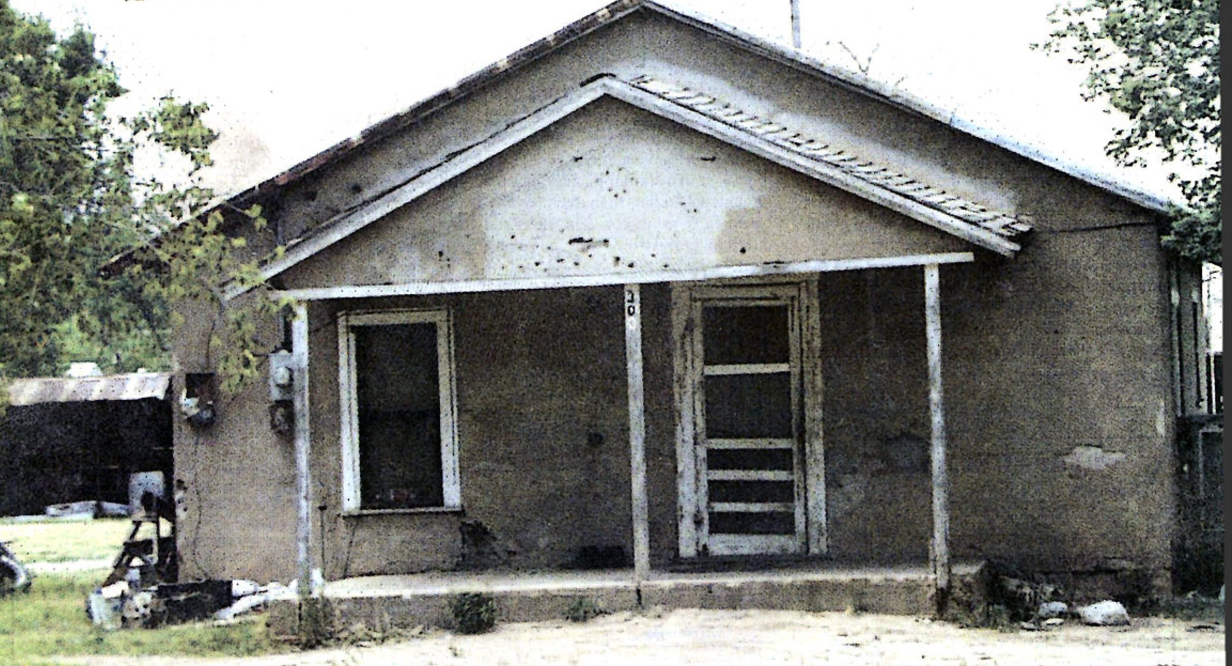 Rundown house in Tulia, Texas