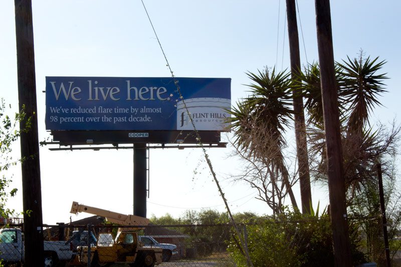 One of Flint HIlls Resources' many billboards in Corpus Christi