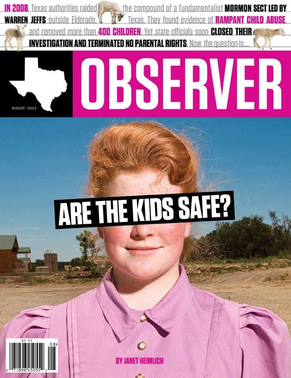 Texas Observer August 2012 Cover