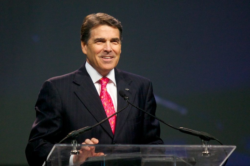 Rick Perry at "The Response" in August 2011