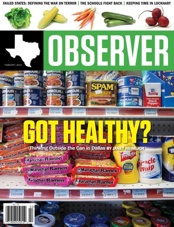 Texas Observer February 2012 Cover