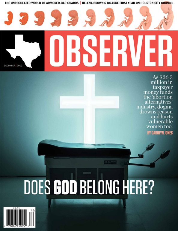 Texas Observer December 2012 Cover