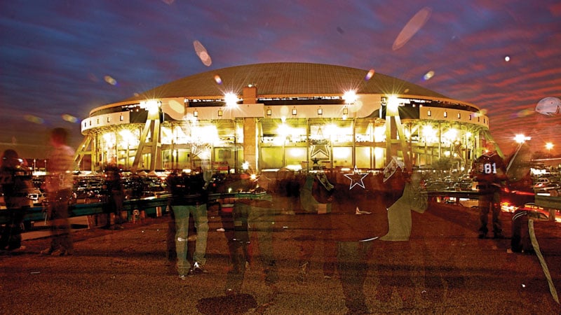 Sunset at Texas Stadium