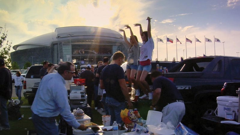 Tailgating scenes from Arlington.