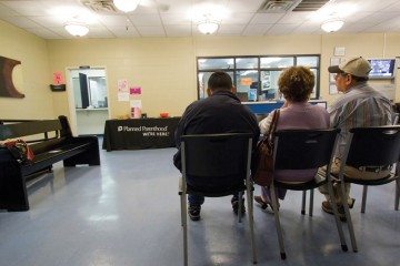 The waiting room of Planned Parenthood in Waco. Since losing funding through the Women’s Health Program, this Planned Parenthood location relies on private donations and grants to help alleviate the cost for low-income clients.