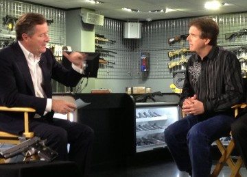 Dan Patrick talks guns with Piers Morgan earlier this year.