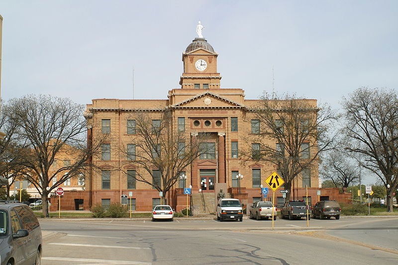 Jones County Courthouse in Anson, TX.