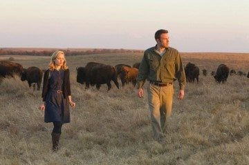 Rachel McAdams and Ben Affleck in <i>To the Wonder</i>.