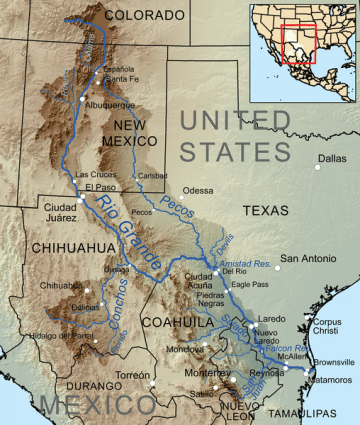 Rio Grande River Map