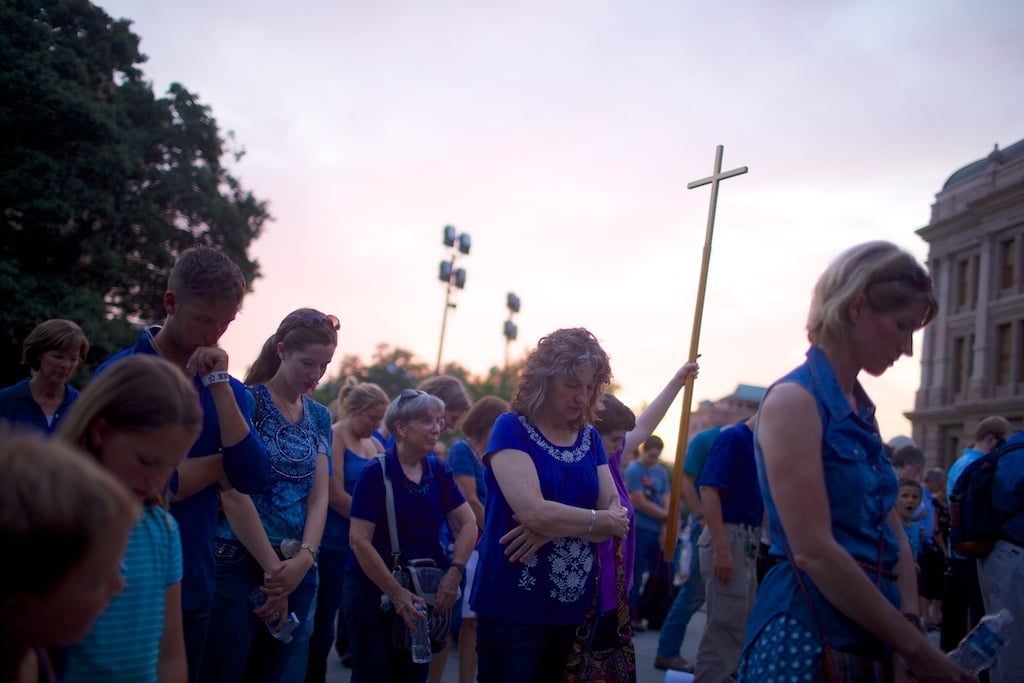 Stand for Life rally at the Texas Capitol