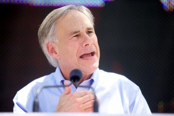 Texas Attorney General Greg Abbott announces his run for governor in San Antonio, July 14, 2013.
