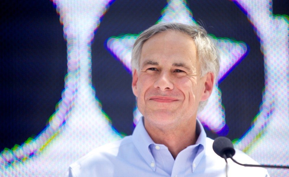 Attorney General Greg Abbott soaks up the applause after announcing he's running for governor.