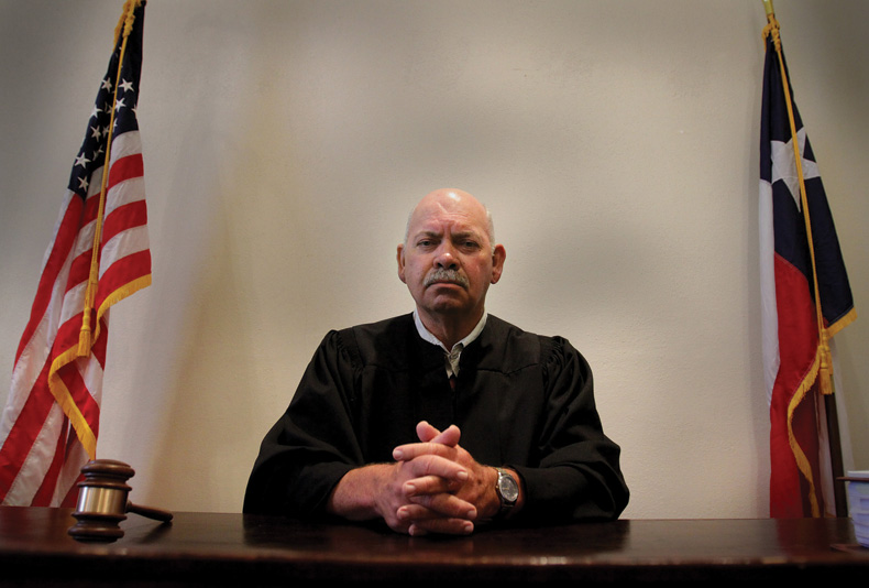 Former Hudspeth County Chief Deputy Mike Doyal is the newly elected county judge; Doyal arrested Willie Nelson.