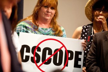 Houston tea party activist Ginger Russell, one of CSCOPE's earliest and most outspoken opponents.