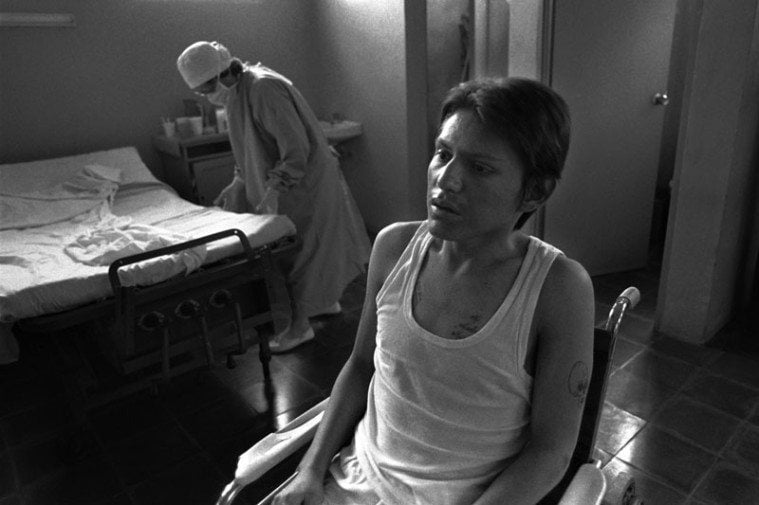 Franklin Torres resides in the wing of the Rosales National Hospital, where patients with HIV-related illnesses receive terminal care.
