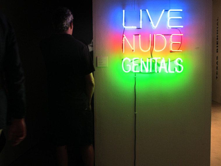 "Live Nude Genitals" by Madsen Minax.