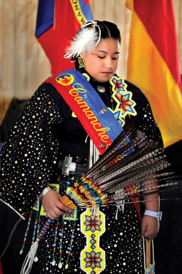 2013 Comanche Nation Princess Savera Kay Liles at the 2013 “Honor the Treaty of 1847” powwow.