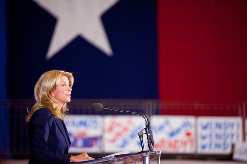 Wendy Davis speaking