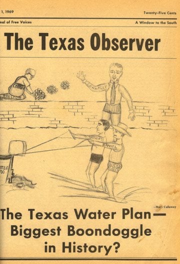 Cover of the Texas Observer, Aug. 1, 1969