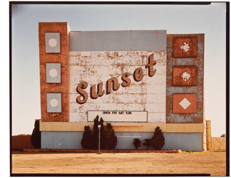 “West 9th Avenue, Amarillo, Texas, October 2, 1974” Dye coupler print, 8 x 10 in. Photo Courtesy of the artist and 303 Gallery, New York 