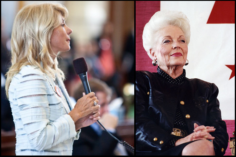 Wendy Davis and Ann Richards