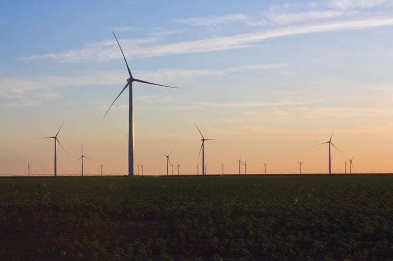 A wind farm near Amarillo.